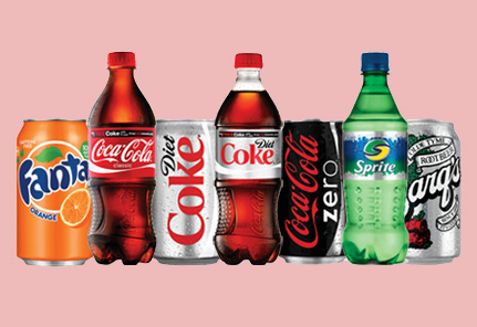 Coca Cola beverage products