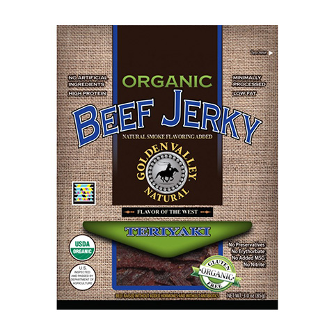 Organic and natural jerky