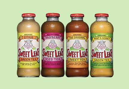 Sweet Leaf tea in a variety of flavors