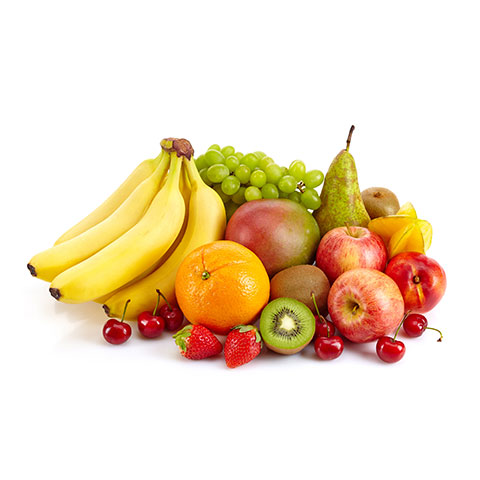 Display of fresh fruit